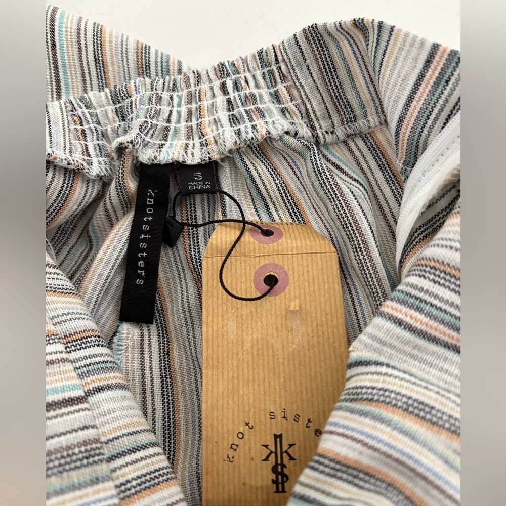 Knot Sisters Striped Jumpsuit NWT - Picture 9 of 14